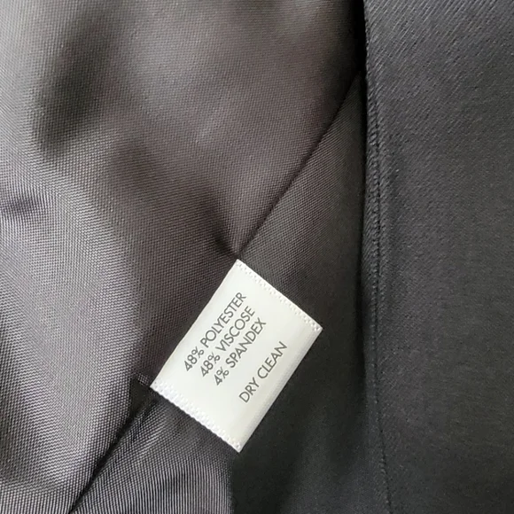 Calvin Klein Classic Black Women's Blazer, Size 8 - Picture 7 of 10